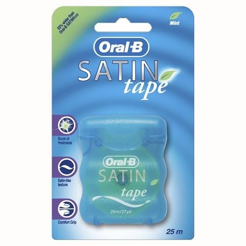 3 x Oral B Satin Tape Mint 50m ( Pack 3 ) | Mint Dental Tape | Comfort Grip - Image 13