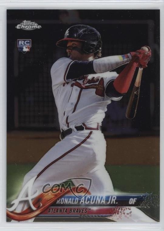 2018 Topps Chrome Ronald Acuna Jr #193 17a5