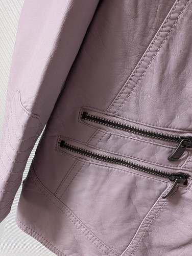 Street One Lederjacke Kunstleder rosa Gr.42/44 - Bild 3 von 7