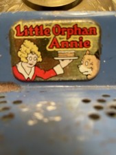1930s Little Orphan Annie Play Kitchen Stove Pressed Metal USA Blue