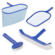 4 Piece Outdoor Portable Swimming Pool Cleani...