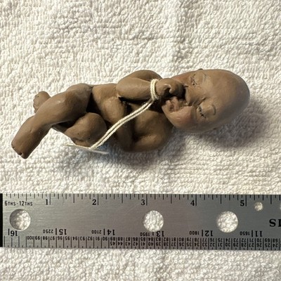 Vintage 1991 Pat Weeks ''Baby Jesse'' Daddy s Long Legs Miniature Figure - Signed