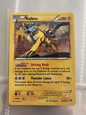 The Pokémon Company Raikou 55/162 BREAKthrough Holo Rare EN 2015 Basic 120HP
