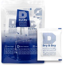Dry Dry 10 Gram 30 Packets Silica Gel Packets Silica Gel Desiccants, Silica