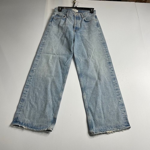 AGOLDE Ren High-Rise Wide-Leg Jeans Women's Size 26 Orten A9191-1371