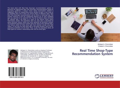 Abhijeet A. Chincholkar (u. a.) | Real Time Shop-Type Recommendation System