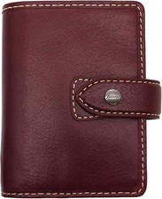 Filofax Malden Mini Size M5 Leather Organizer Planner - Burgundy 021734 New