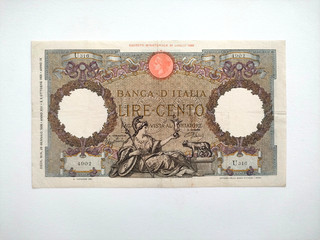 100 LIRE CRAPANESI 29 01 1938 BB/SPL