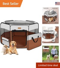 Versatile Portable Pet Enclosure for Dogs, Cats  Chickens - 4 Sizes Available