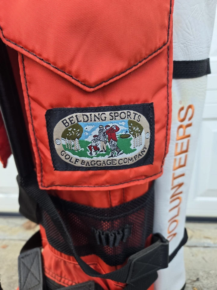VTG Tennessee Volunteers Belding Sports Original Bushwhacker 6-Way Golf Bag - Image 2 of 4