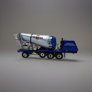 1:34 scale diecast model of an Oshkosh S-Series Front Discharge Mixer.