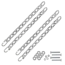 EZ Aim® Gong Target Chain Kit, 7" Chains & Hardware, 2-Pack, Stainless Steel