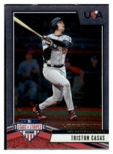 2019 Panini Stars & Stripes USA Baseball #81 Triston Casas Longevity Base Retail
