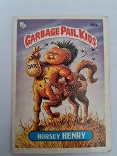 Garbage Pail Kids 1986 Horsey Henry 86a Topps 3rd Series