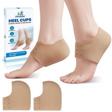 Plantar Fasciitis Gel Heel Protectors   2 Pcs Heel Cups for Women  Men, Sili...