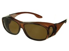 LensCovers Polarized Wraparound Sunglasses Wear Over Sunglasses Fitover f...