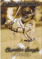 2024 El Paso Chihuahuas Chandler Seagle RC Rookie Padres Minor League Card