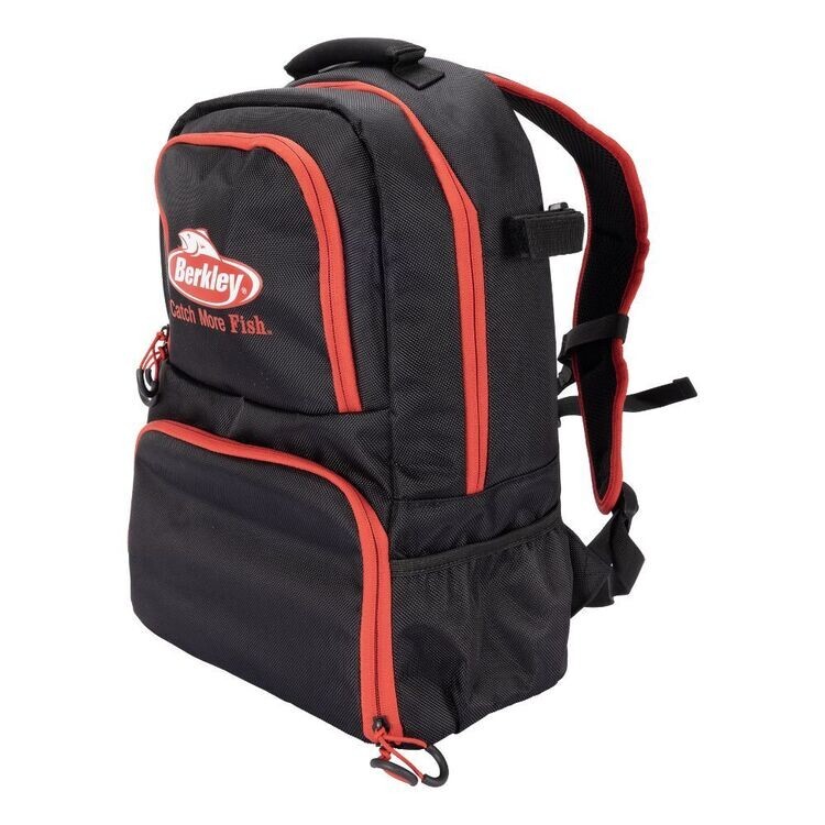 Berkley Tackle Bag Backpack Trays Red Black 1590759