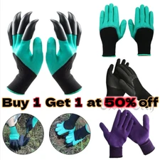 Garden Gloves with Claws Digging Planting Work Gloves Gardening Yard Safe Gloves