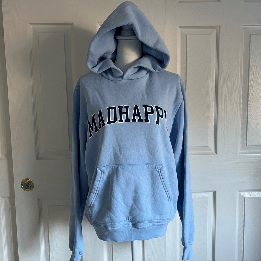 Madhappy Campus Cotton Unisex Hoodie Blue Small NEW | eBay
