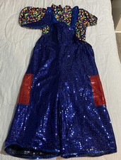 Dance costume overalls leotard, and hat size Adult M overalls and 9-11 leotard