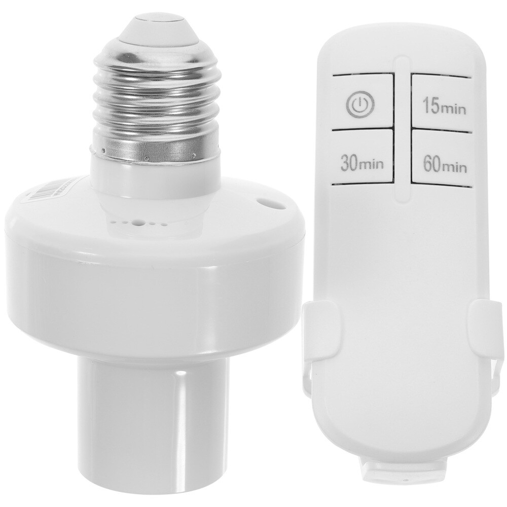 Remote Control Lamp Holder Wireless Light Smart Socket Bulb eBay