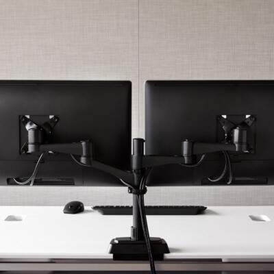 Vari Dual Monitor Arm 180 Degree - VESA Compatible Mount (NEW, UNBOXED)