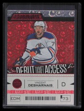 2023-24 Upper Deck Credentials #122 Vincent Desharnais Red /349