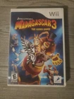 Madagascar 3: The Video Game (Nintendo Wii, 2012) Complete w/ Manual - TESTED!
