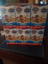 Nickelodeon PAW Patrol Mini Figures Lot Of 6 SPIN Master Ages 3 Blind Bag Box 