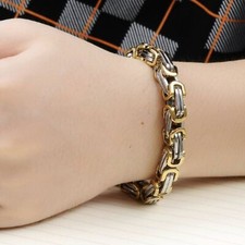 COOLSTEELANDBEYOND Masculino, Barbozzale Cadena Barbada Con