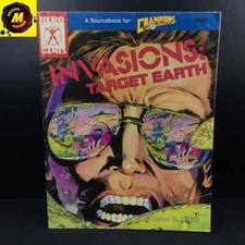 Invasions: Target Earth - A Sourcebook for Champions  407  Softcover - 13...