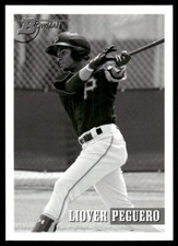 2021 Bowman Heritage - Prospects Black & White #234 Liover Peguero (RC)