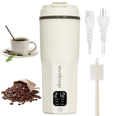 Evoloop Travel Electric Kettle Portable Small Mini Coffee Tea Kettle Hot Water