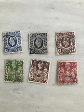 GB GVI USED SET 1939/48 SG476/478c
