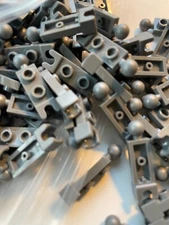 LEGO NEW-#14419-DARK BLUISH GREY-PLATE MOD/1 X 2 W/TOW BAR=30 PIECES