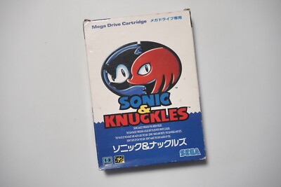 Sega Mega Drive Sonic & Knuckle boxed Japan MD game US Seller | eBay