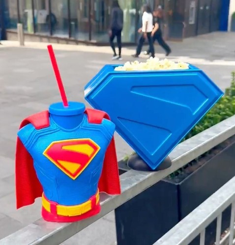 Superman Odeon Popcorn Bucket and Collectors Cup (Unused and PreOrdered)