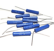 10x Metallux 968.3 Resistenza di Precisione, 10k/5W, Non Magnetica, Tube Audio