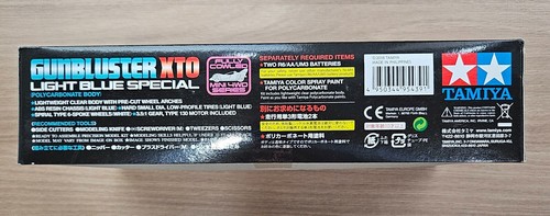CUERPO ESPECIAL POLICARBONATO TAMIYA 95439 MINI 4X4 GUNBLUSTER XTO AZUL CLARO 1/32 - Imagen 3 de 4