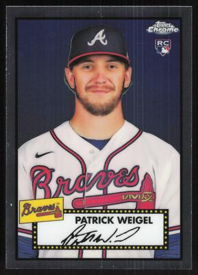 Patrick Weigel 2021 Topps Chrome Platinum Anniversary # 105 RC Atlanta Braves