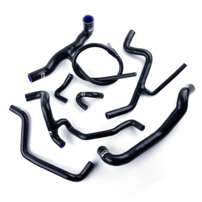 Black Silicone Radiator & Heater Hose for VW GOLF Mk3 VR6 Jetta Vento A3 1994-98