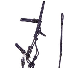 QHP Knot Halter Set Multifunctional Navy