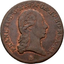 RDR Austria Hungary 1 Kreuzer 1800 B Kremnitz 4 g Coin Original #MAS335