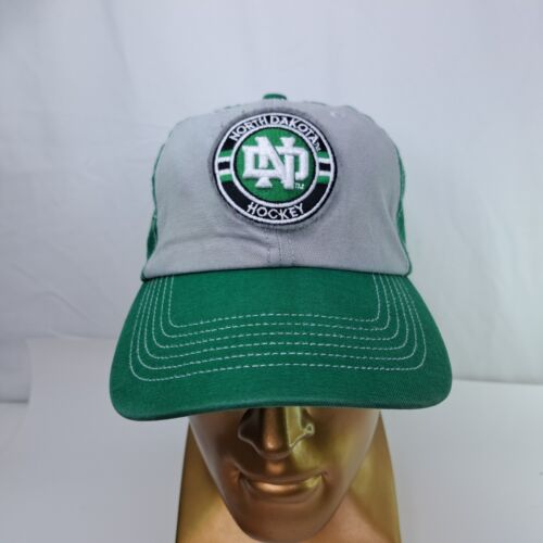 University Of North Dakota Fighting Hawks Hockey Adjustable Strapback Cap Hat - Picture 1 of 12