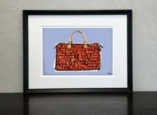Louis Vuitton Graffiti Bag - Orange Pop Art Kunst Urban Fashion Tasche Bild