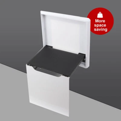 Folding Chair Wall-Mounted Invisible Shoe-Changing Stool, Entrance Folding Stool
