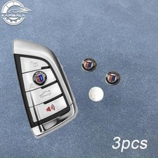 3x FOR Alpina B7 B6 B5 B4 B3 B12 Key Decal Round Emblem Badge Sticker Exterior