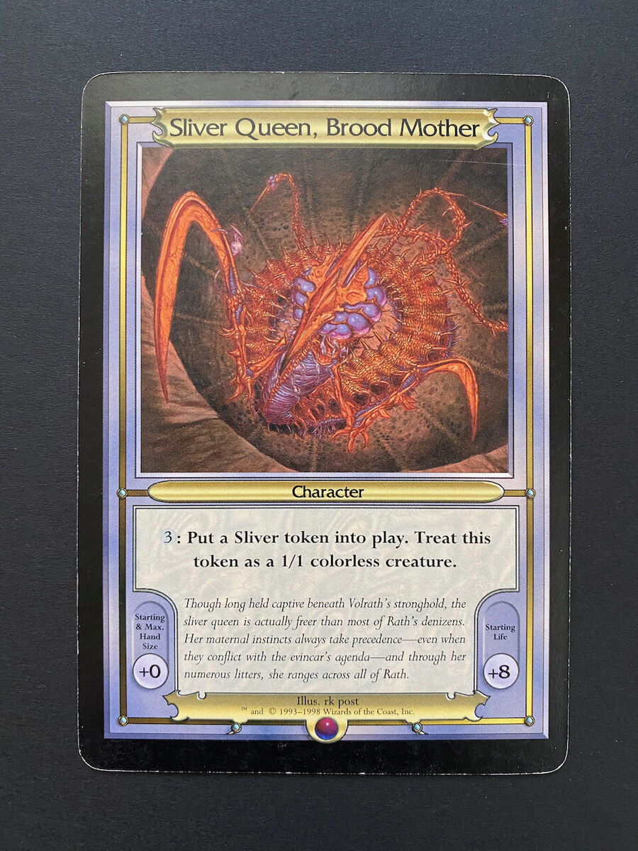 Sliver Queen, Brood Mother - Vanguard oversize MTG card | eBay Sliver Queen, Brood Mother - Vanguard oversize MTG card | eBay