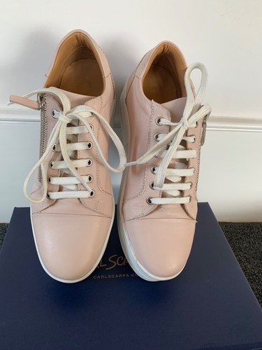 Carl Scarpa, Norina Blush, Leather, Platform Trainers, UK 41 - Picture 2 of 8